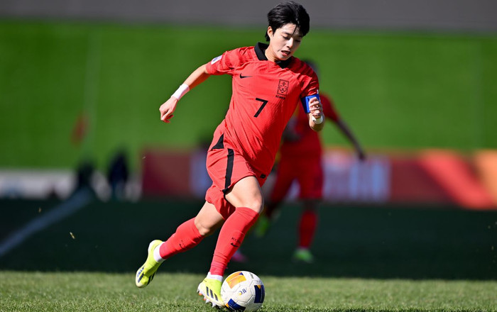 Ngôi sao của tuyển nữ Hàn Quốc muốn có danh hiệu ở giải nữ châu Á 2026. Ảnh: AFC