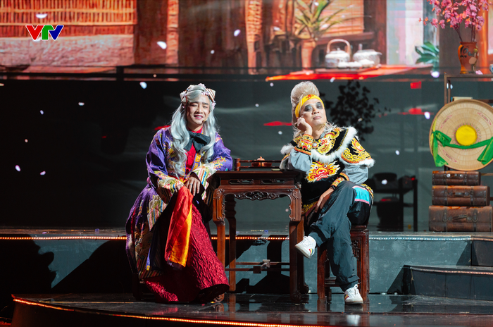 Đỗ Duy Nam và NSƯT Thiên Minh trở thành 'cặp bài trùng'. Ảnh: VTV