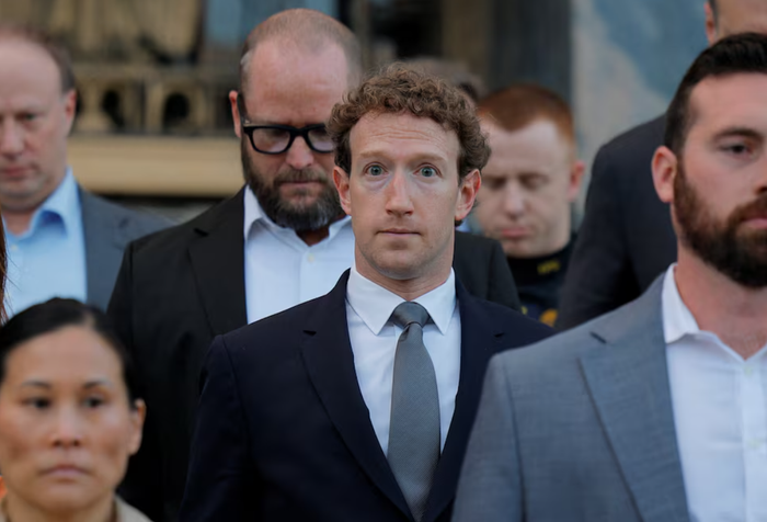 Zuckerberg của Meta phủ nhận tại phiên tòa ở Los Angeles rằng Instagram nhắm mục tiêu vào trẻ em. Ảnh: Reuters