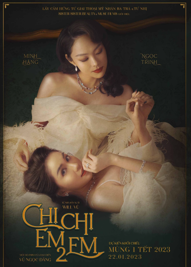 Chị Chị Em Em 2 đánh dấu lần hợp tác tiếp theo giữa Ngọc Trinh và đạo diễn Vũ Ngọc Đãng.