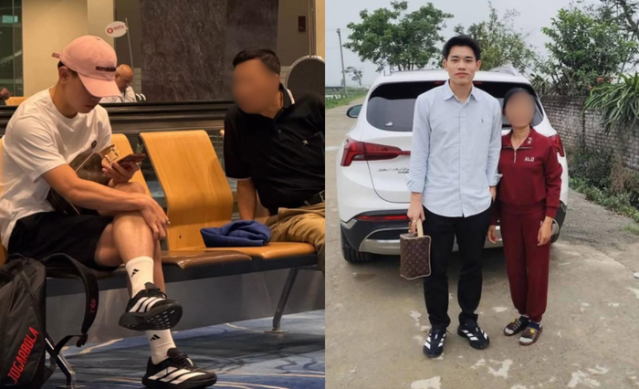 Với gam màu trung tính và thiết kế gọn nhẹ, đôi giày dễ dàng được Nguyễn Đình Bắc phối cùng nhiều kiểu trang phục khác nhau.&nbsp;