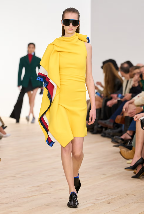 Sự trở lại của ba gam màu nền tảng của lý thuyết màu sắc. Ảnh: Elle