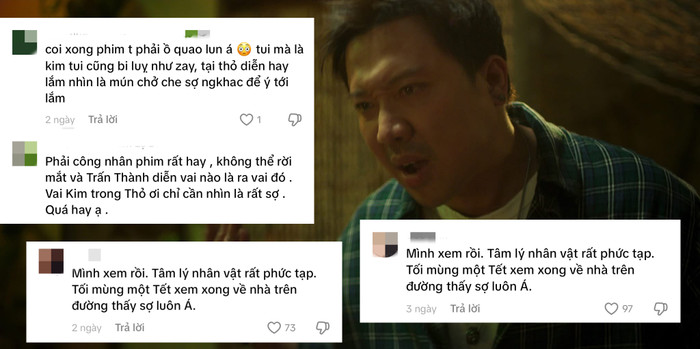 Cảm nhận của khán giả khi Trấn Thành vào vai Trần Kim trong Thỏ Ơi!!.&nbsp;