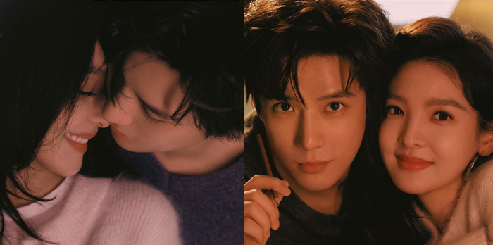 Khoảnh khắc tình tứ của Chương Nhược Nam và Vương An Vũ khiến khán giả 'đứng ngồi không yên'.