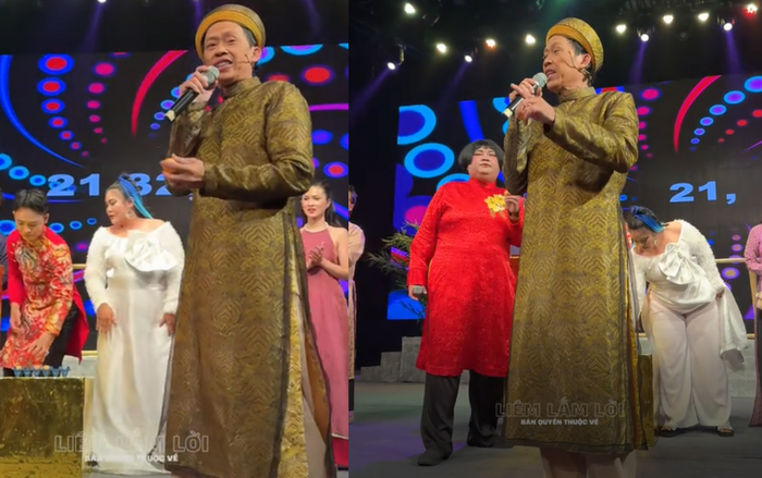 Nghệ sĩ Hoài Linh hát trên sân khấu lô tô, phản ứng khán giả gây bất ngờ Ảnh 1