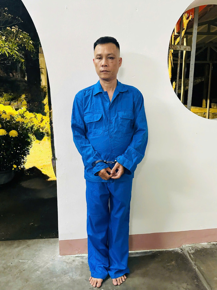 Đối tượng Phạm Bách Hùng tại Cơ quan Công an. Ảnh: Công an tỉnh Đắk Lắk