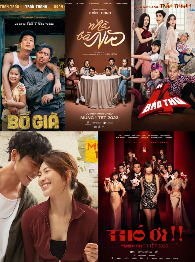 Trấn Thành duy trì chuỗi phim trăm tỷ qua nhiều mùa Tết