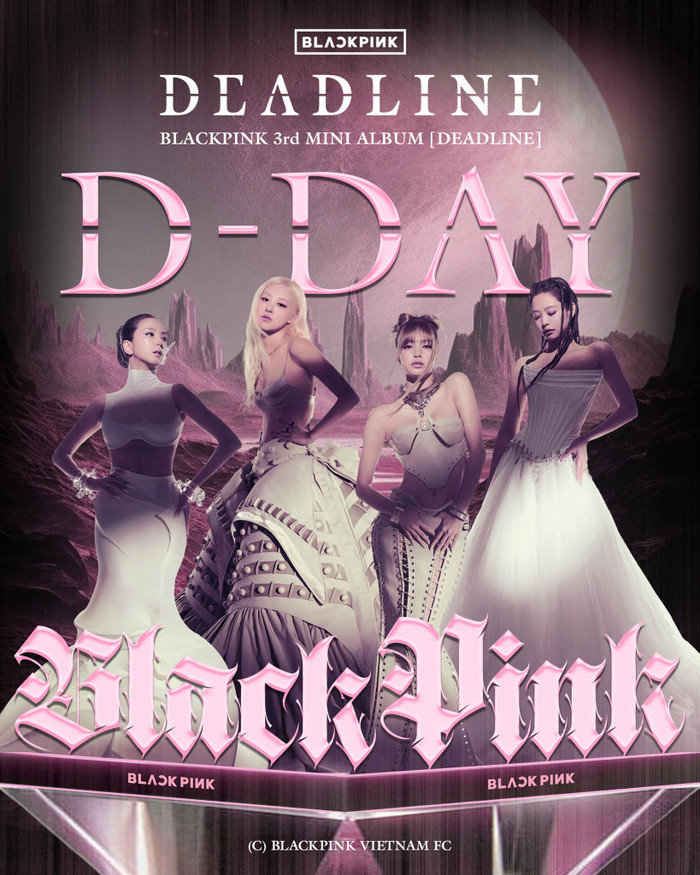 Ngày 27/2, BLACKPINK chính thức trở lại đường đua âm nhạc với mini album “Deadline'”.