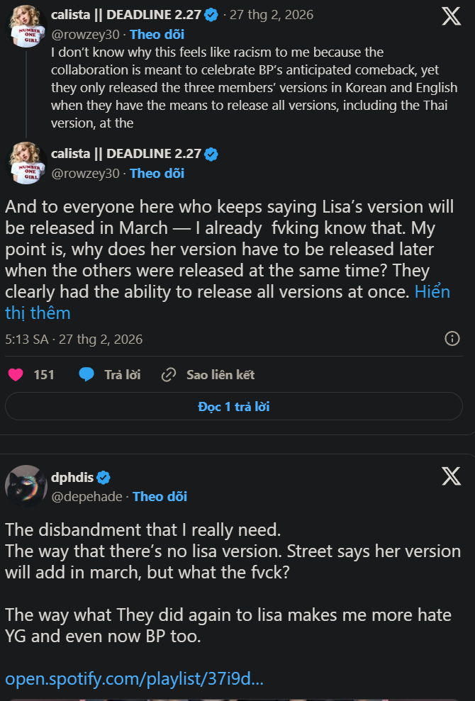 Lisa bị loại khỏi chiến dịch quảng bá của BLACKPINK Ảnh 3