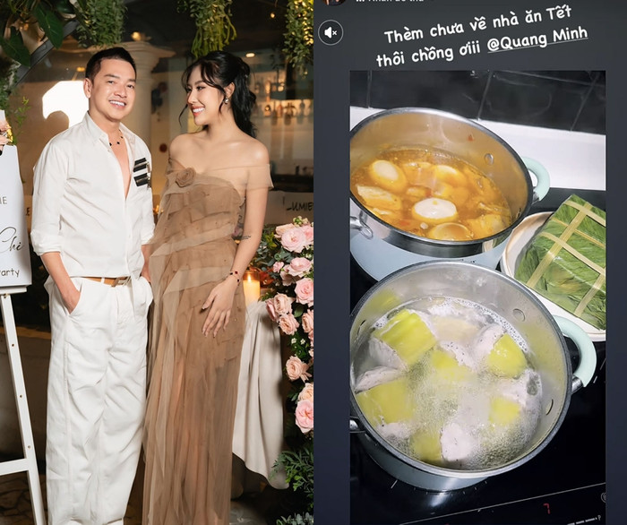 Vợ nghệ sĩ Quang Minh chuẩn bị chu đáo đón chồng về Việt Nam ăn Tết muộn.&nbsp;