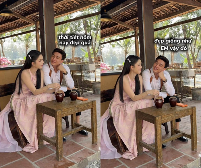 Màn trò chuyện của cặp đôi khiến dân tình 'phát sốt'.