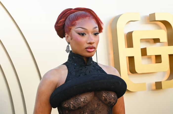 Megan Thee Stallion tham dự sự kiện Gold House Gold Gala thường niên lần thứ 4 tại The Music Center vào năm 2025 ở Los Angeles, California. Ảnh: Getty Images