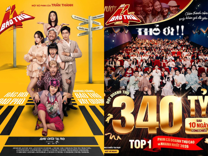 Bộ Tứ Báo Thủ ra rạp vào 2025, tuy gặp nhiều ý kiến trái chiều nhưng vẫn thu về doanh thu khủng. - Ảnh: NSX