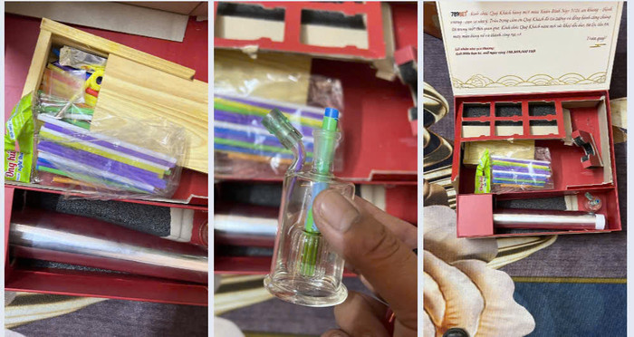 Tang vật thu giữ tại phòng 502. Ảnh: Công an tỉnh Bắc Ninh&nbsp;