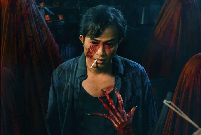 Tạo hình của Doãn Quốc Đam trong dự án Quỷ Nhập Tràng 2 (Ảnh: FBNV).