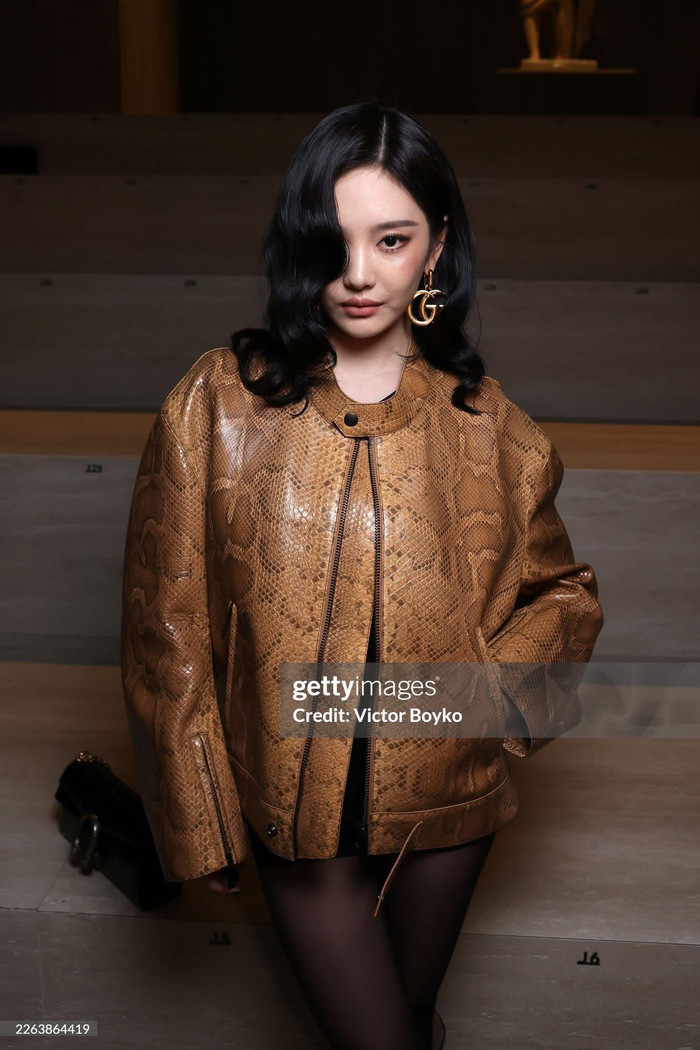 NingNing đang tham dự Milan Fashion Week 2026. Ảnh: Getty images