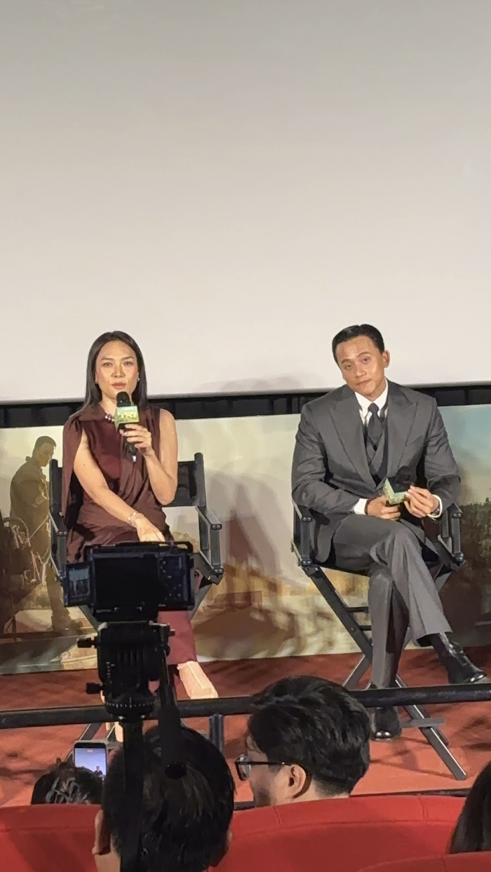 Mỹ Tâm đã có những chia sẻ tại buổi showcase phim Tài (Ảnh: Vân Anh).