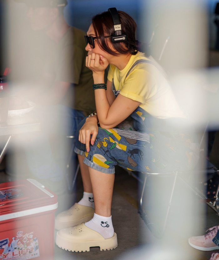 Mỹ Tâm dành nhiều tâm huyết cho dự án phim điện ảnh lần này. Ảnh: FBNV