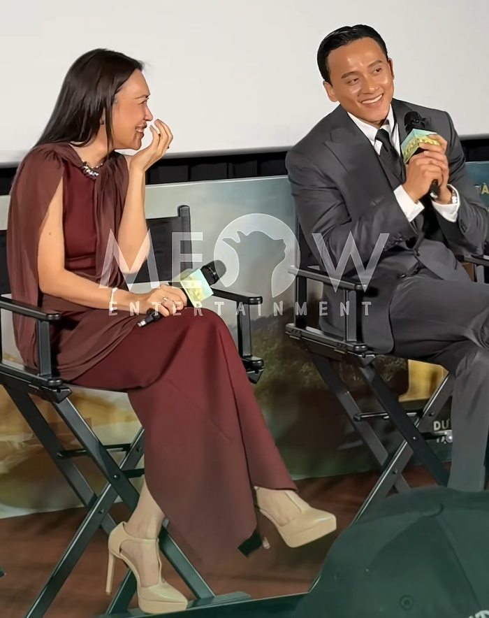 Mỹ Tâm và Mai Tài Phến hạnh phúc nhắc đến dự án phim điện ảnh sẽ ra rạp vào mùa Xuân năm nay. Ảnh: Ảnh: meowentertainment