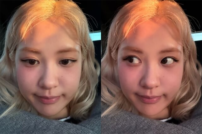 Bức ảnh cận mặt của Rosé (BLACKPINK) đang gây sốt.