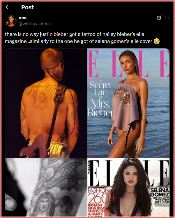 Justin Bieber gây tranh cãi với hình xăm lưng tại GRAMMY 2026: Tri ân Hailey hay ám chỉ Selena Gomez? Ảnh 3