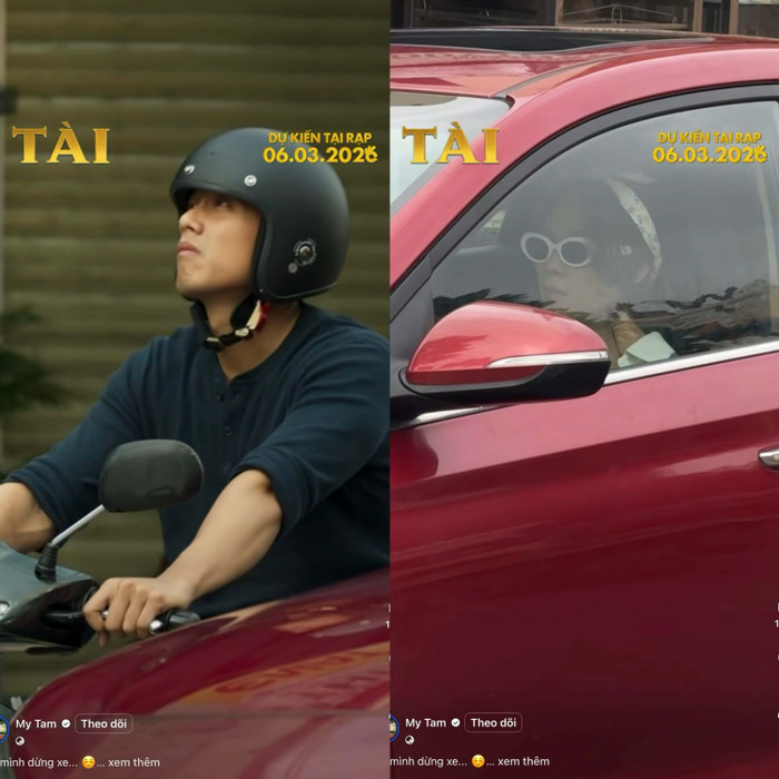 Khoảnh khắc Mỹ Tâm và Mai Tài Phến 'đứng bên nhau' khiến khán giả phát 'sốt'. Ảnh chụp màn hình