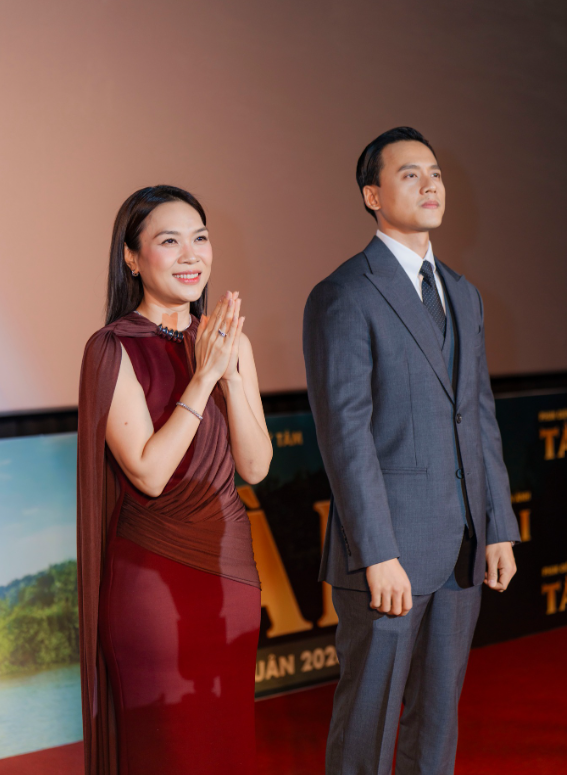 Mai Tài Phến và Mỹ Tâm tại showcase phim Tài chiều 3/2 ở TP.HCM, lần đầu nam diễn viên ra mắt công chúng với tư cách đạo diễn điện ảnh
