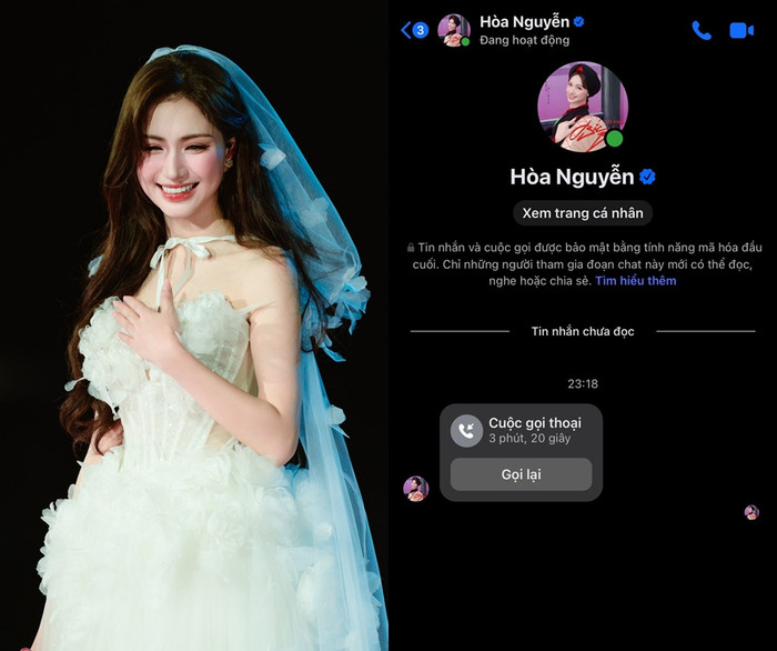 Hòa Minzy gọi điện gửi lời cảm ơn đến ê kíp giúp cô tỏa sáng trên sân khấu.