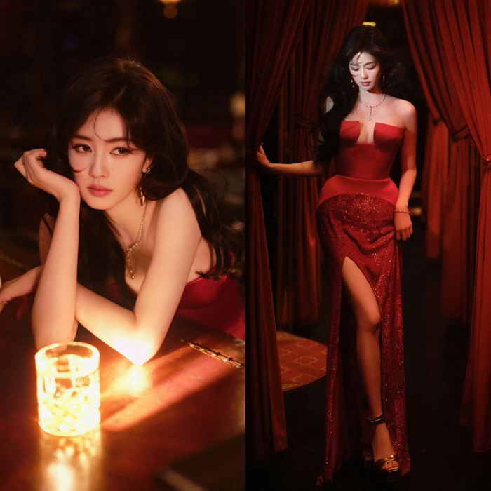 Loạt hình ảnh mới đây của Bạch Lộc nhanh chóng gây chú ý trên các nền tảng.