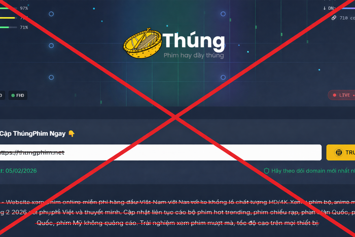 R*phim vừa thông báo dừng hoạt động, web phim lậu mới lại ra đời - Ảnh: Chụp màn hình