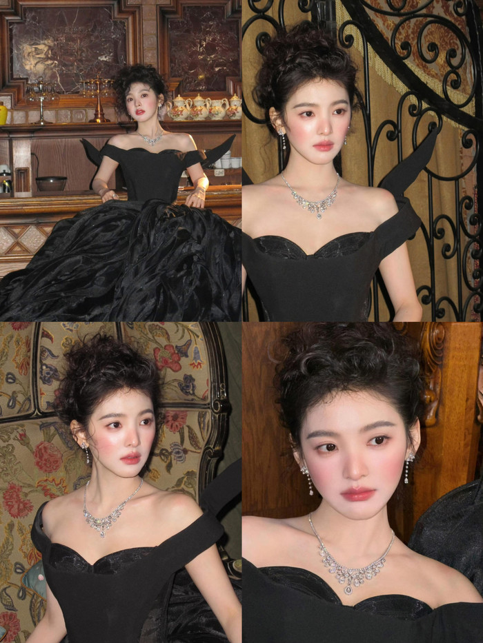 Tạo hình vô cùng mới lạ và cuốn hút của Chương Nhược Nam tại đêm hội Weibo. - Ảnh: Weibo