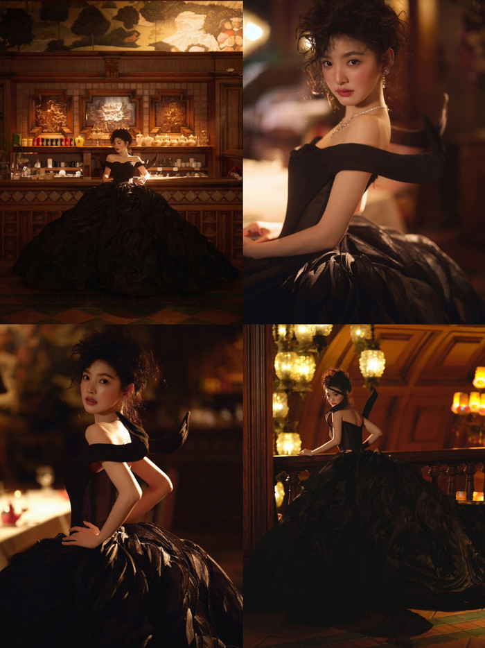 Nữ diễn viên ghi điểm với phong thái tự tin, sang trọng. - Ảnh Weibo