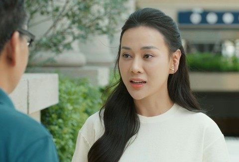 Trong phim Gió Ngang Trời Xanh, Phương Oanh cho thấy sự cải thiện rõ rệt trong khả năng nhả thoại&nbsp;