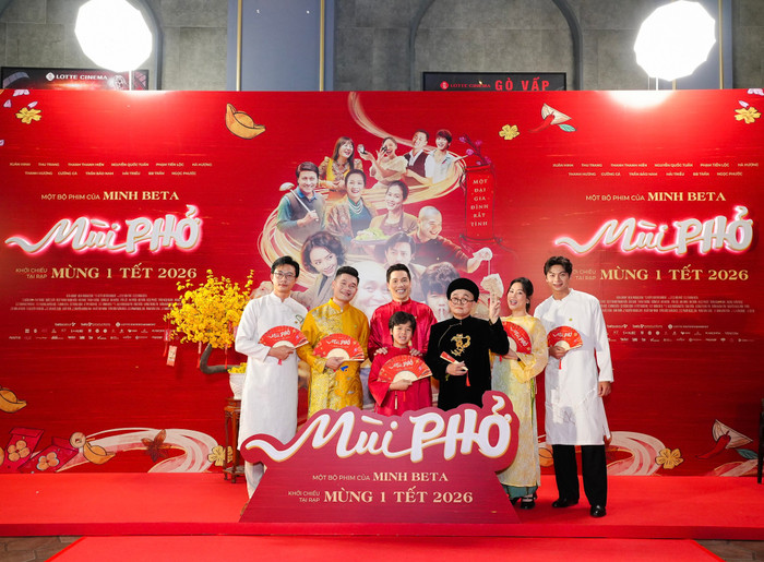 Dàn diễn viên góp mặt trong phim Mùi Phở.