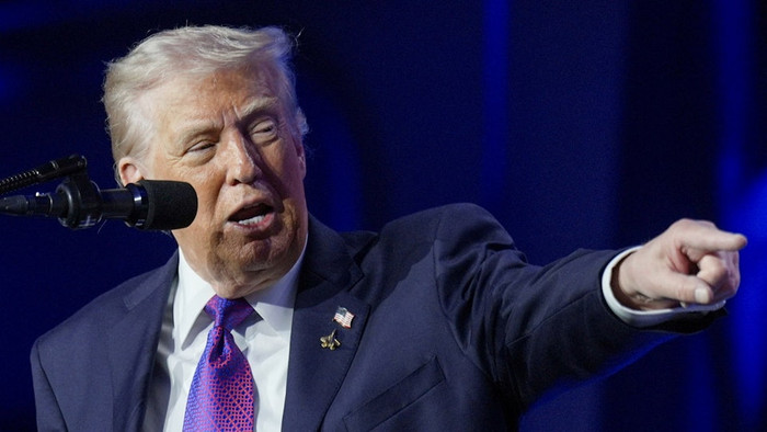 Ngày 5 tháng 2 năm 2026, tại Washington, D.C., Tổng thống Donald Trump phát biểu tại Bữa sáng cầu nguyện quốc gia. (Reuters)