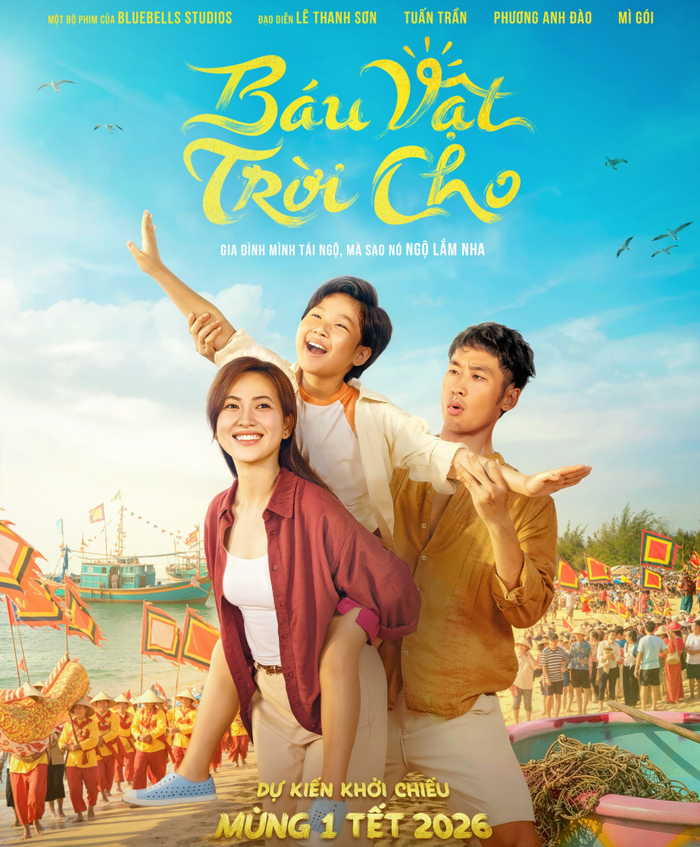 Báu Vật Trời Cho mang đến một câu chuyện gia đình nhẹ nhàng, dễ thương và giàu cảm xúc cho khán giả dịp Tết.