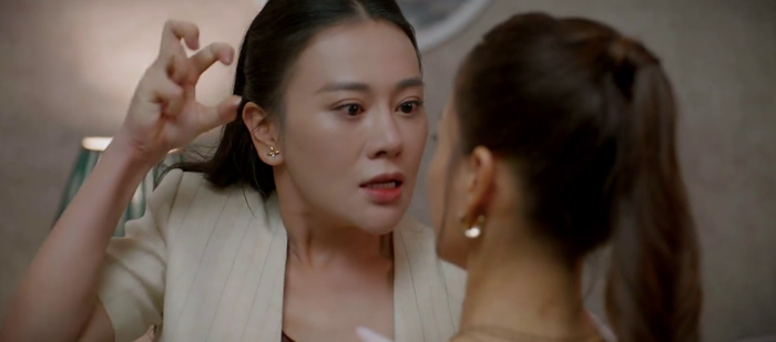 Lời thoại và thần thái của Mỹ Anh trong tập 39 được chia sẻ rộng rãi trên mạng xã hội