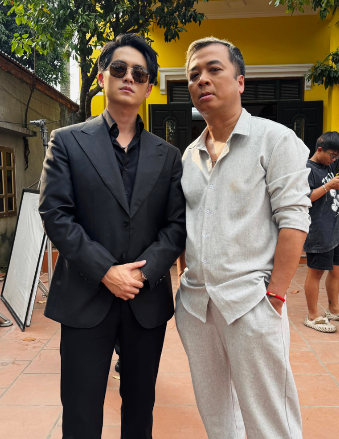 Ông Thăng và Đức phối hợp ăn ý trong những cảnh quay của Gia đình trái dấu&nbsp;