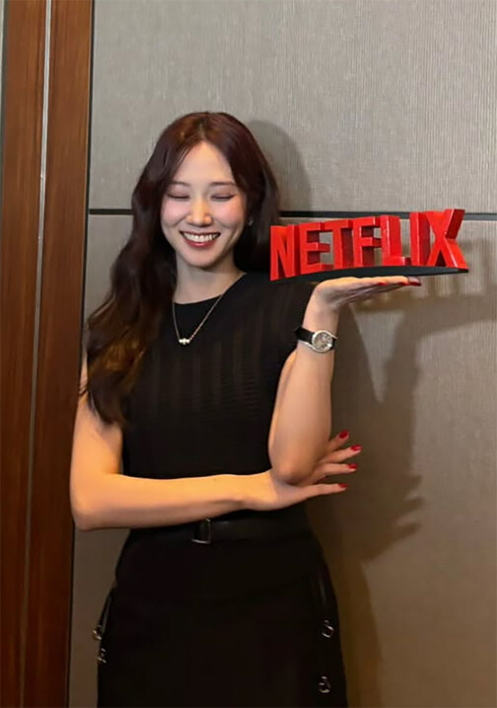 Park Eun Bin vẫn quảng bá các sự kiện truyền thông cho phim.