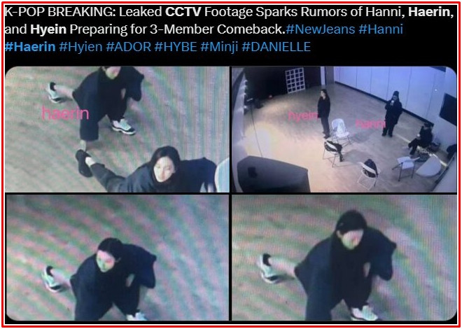 Đoạn video quay lén NewJeans bị rò rỉ, HYBE hứng chịu chỉ trích Ảnh 1