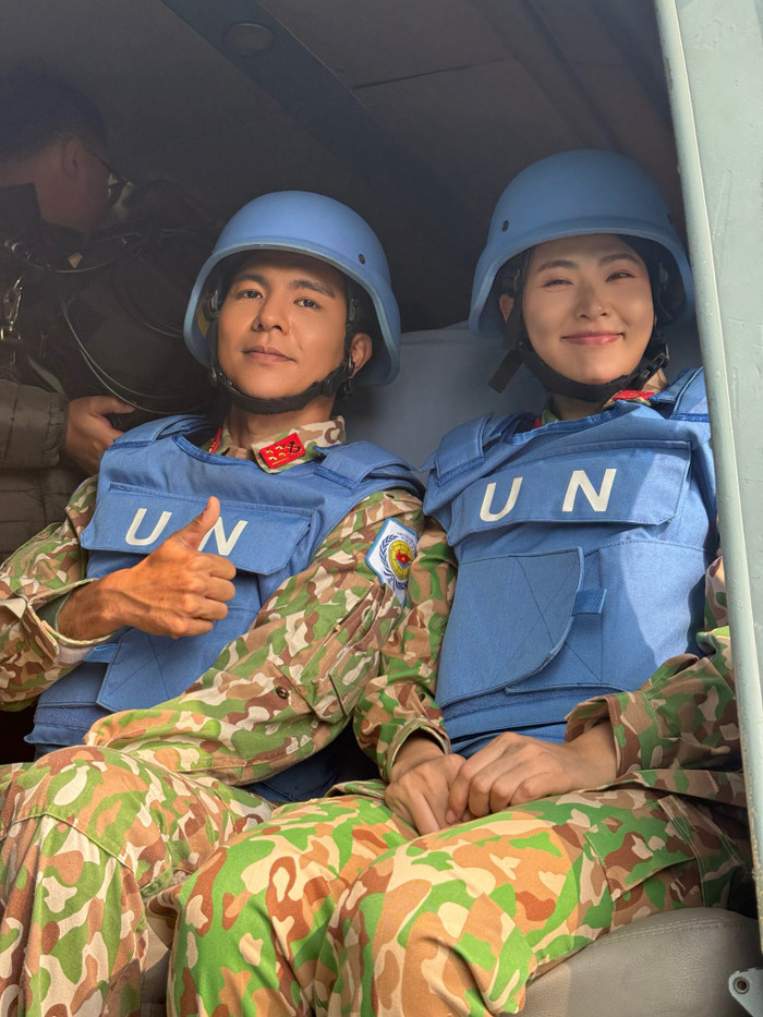 Theo Steven Nguyễn, cảnh quay khó nhất là cảnh hôn với 'người tình' Lam Anh do Minh Trang thủ vai (Ảnh: FBNV).