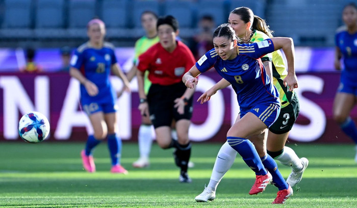 Dù thua 0-1 trước chủ ngà Australia nhưng tuyển nữ Philippines được ngợi khen rất nhiều. Ảnh: AFC