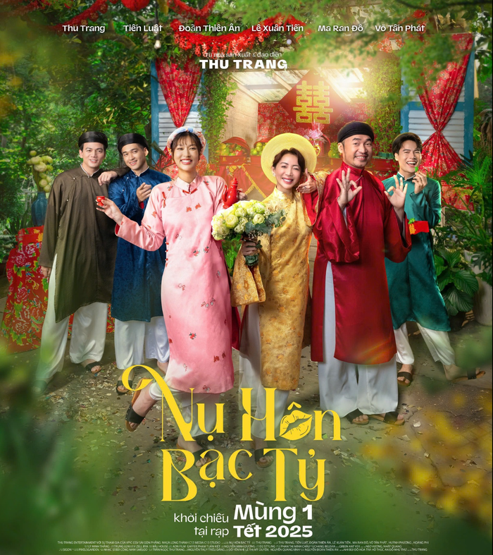 Trên đường đua phim Tết, Nụ Hôn Bạc Tỷ đã mang về chiến thắng cho Thu Trang với doanh thu hơn 211 tỷ. - Ảnh: Poster NSX
