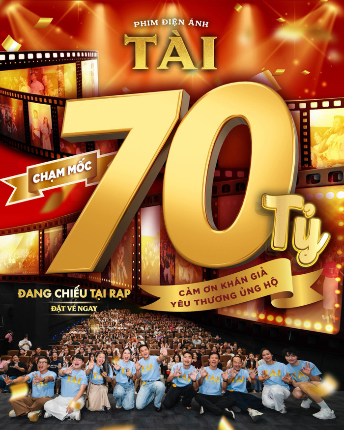 Mỹ Tâm chia sẻ niềm vui khi dự án điện ảnh mới của mình đạt cột mốc doanh thu 70 tỷ đồng sau gần một tuần ra rạp.