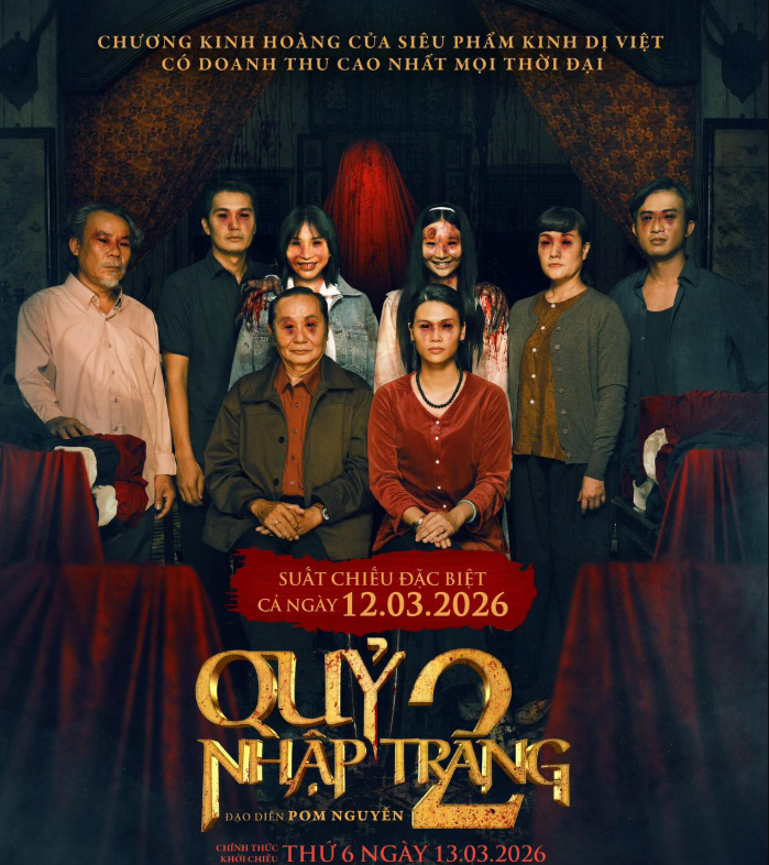 Quỷ Nhập Tràng 2 sẽ ra rạp trên toàn quốc từ ngày 13/3.