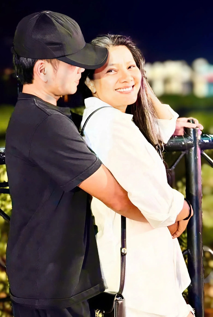 Kiều Trinh và bạn trai&nbsp;