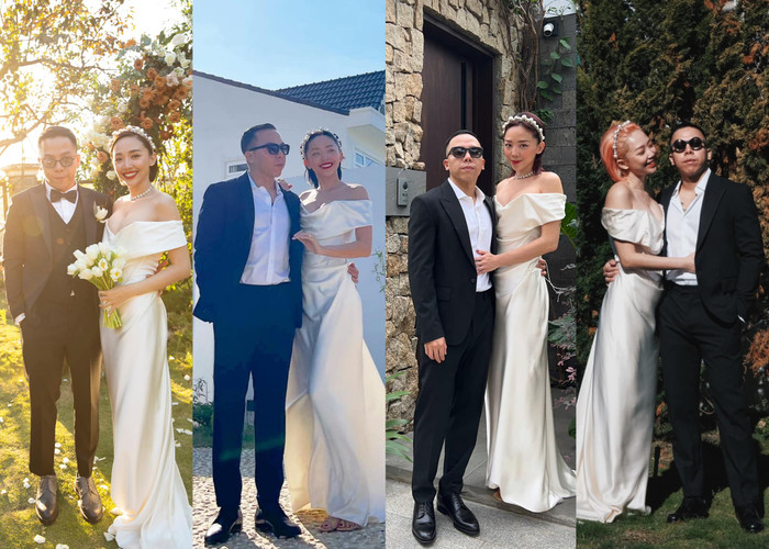 Tóc Tiên và Hoàng Touliver đã kết hôn vào năm 2020 sau 5 năm hẹn hò. Ảnh: FBNV