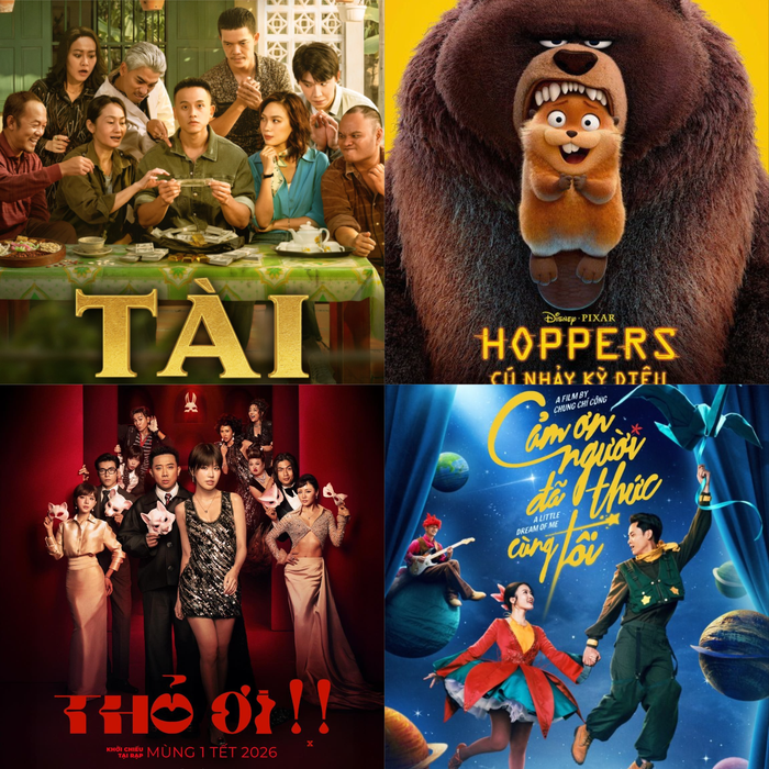 Bảng xếp hạng phòng vé sau mùa Tết cho thấy sức cạnh tranh rõ rệt.