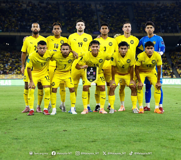 AFC chưa phạt tuyển Malaysia. Ảnh: Malaysia NT