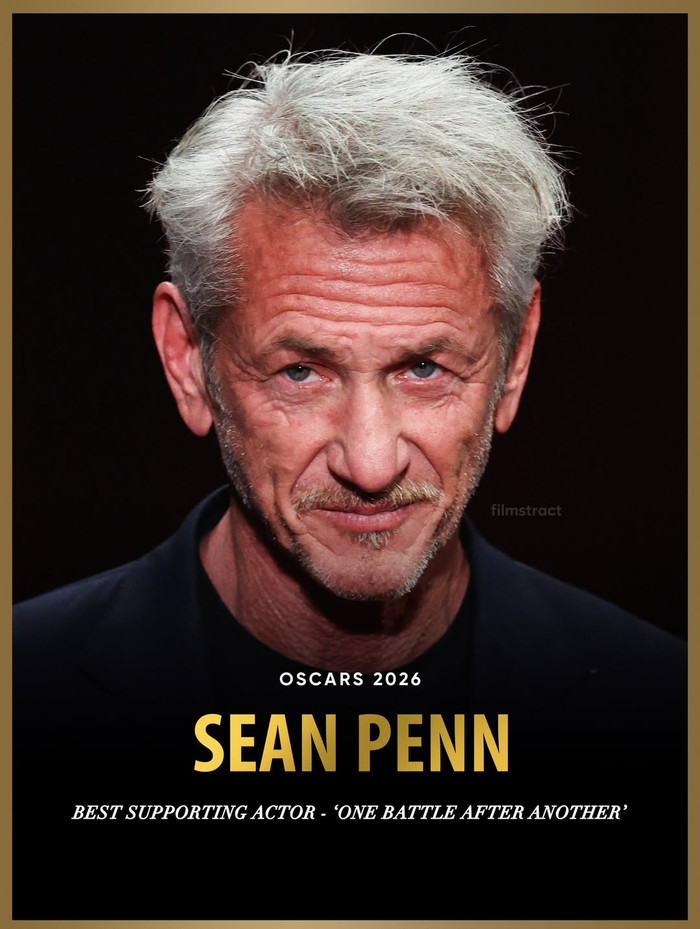 Sean Penn đoạt Oscar Nam diễn viên phụ xuất sắc nhất với vai diễn trong One Battle After Another